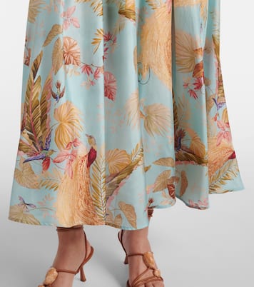 Ascension Billow floral silk maxi dress | Zimmermann