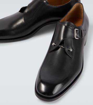 Chambelimonk leather monk strap shoes | Christian Louboutin