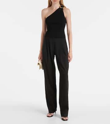 One-Shoulder-Top Fenix aus Rippstrick | Simkhai