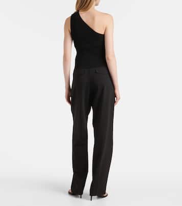 One-Shoulder-Top Fenix aus Rippstrick | Simkhai