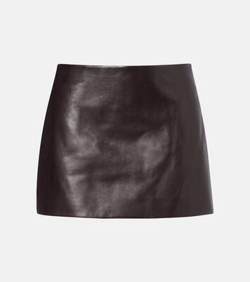 Jett leather miniskirt | Khaite