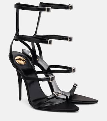 Sandalen Nuit 110 aus Satin | Saint Laurent