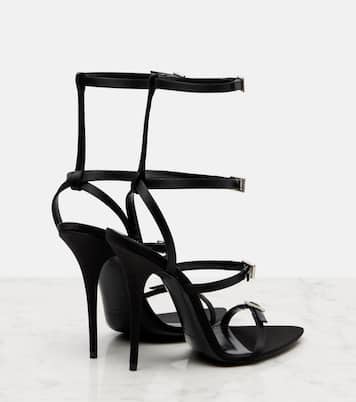 Sandalen Nuit 110 aus Satin | Saint Laurent