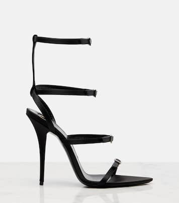 Sandalen Nuit 110 aus Satin | Saint Laurent