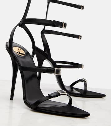 Sandalen Nuit 110 aus Satin | Saint Laurent