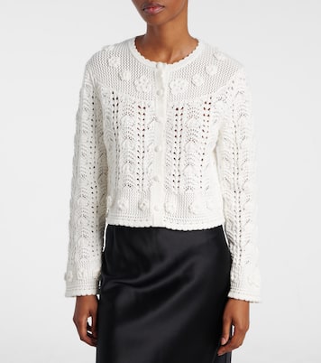 Cardigan Kyra in maglia di cotone | Rixo