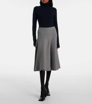 Wool and silk-blend turtleneck sweater | Alaïa