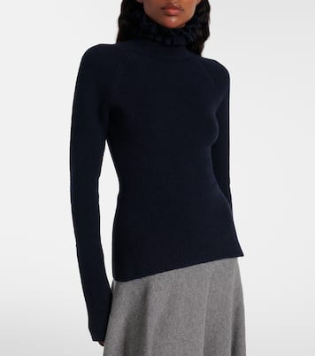 Wool and silk-blend turtleneck sweater | Alaïa
