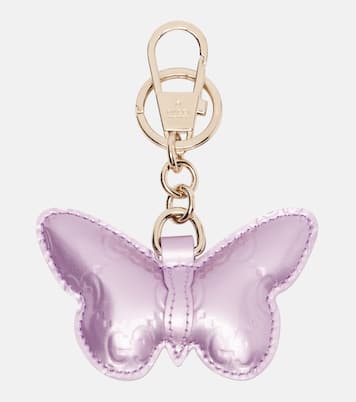 Charm para bolso Butterfly de piel | Gucci