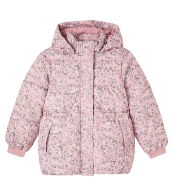 Eli floral puffer jacket | Wheat