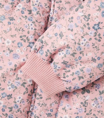 Eli floral puffer jacket | Wheat