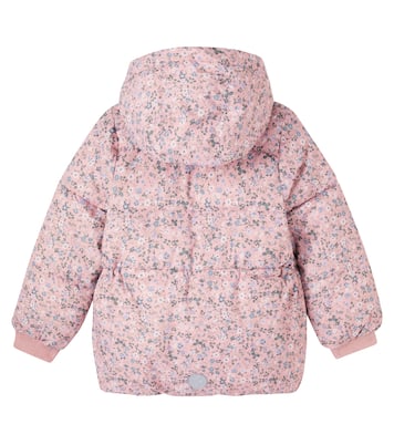 Eli floral puffer jacket | Wheat