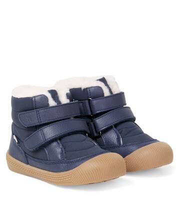 Tex leather-trimmed boots | Wheat