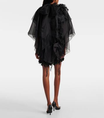 Hypnotic floral-appliqué minidress | Zimmermann