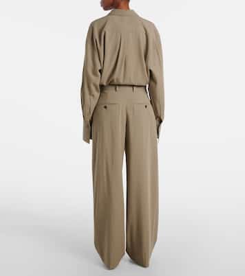 Weite Mid-Rise-Hose  | Toteme