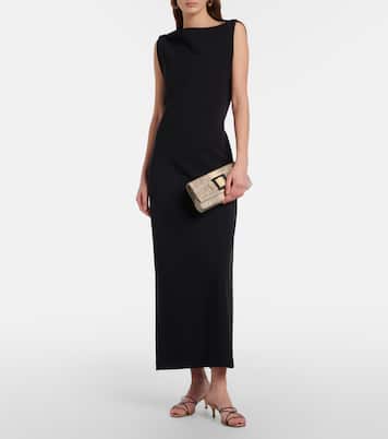 Maygot snake-effect leather clutch | Manolo Blahnik