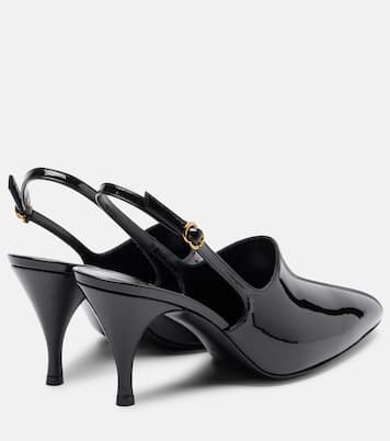 Escarpins slingback Cover-Up en cuir verni | Herbert Levine