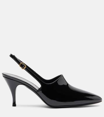 Escarpins slingback Cover-Up en cuir verni | Herbert Levine