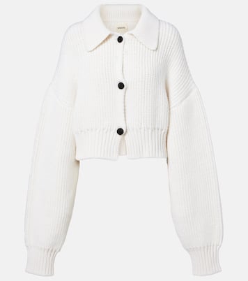 Pome ribbed-knit cashmere cardigan | Khaite