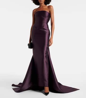 Imani satin gown | Solace London