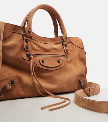 Le City Medium suede tote bag | Balenciaga