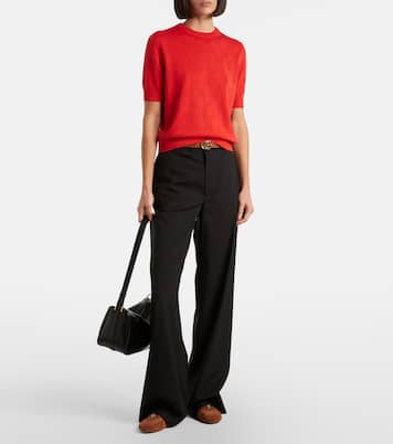 GG pointelle silk and cotton sweater | Gucci