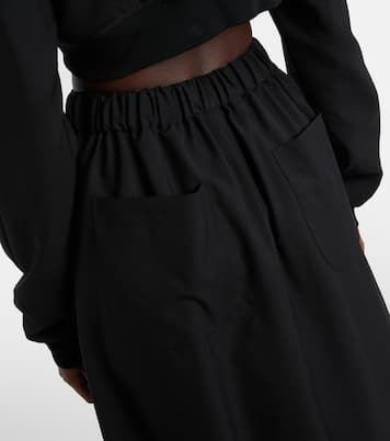 Wool midi skirt | Noir Kei Ninomiya