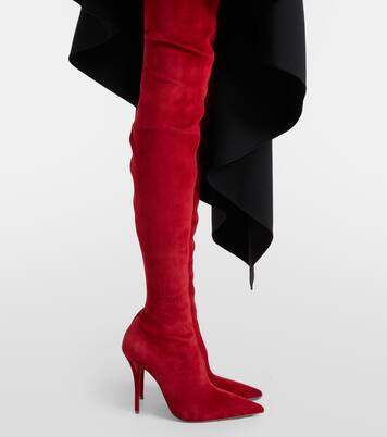Botas mosqueteras Miss Z 100 de ante | Christian Louboutin