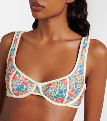 Romy floral bikini top | Montce