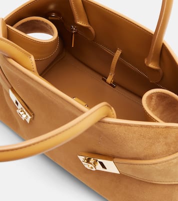 Hug Medium suede tote bag | Ferragamo