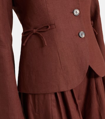 Sabine linen blazer | Posse