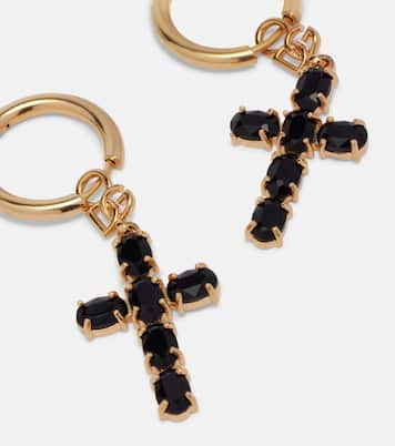 Crystal-embellished drop earrings | Dolce&Gabbana