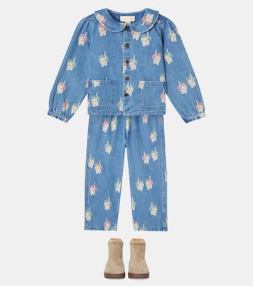 Magot printed cotton denim jacket | Konges Sløjd