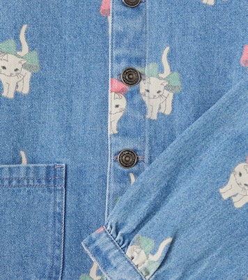 Magot printed cotton denim jacket | Konges Sløjd