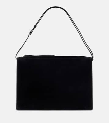 Glove Pochette suede shoulder bag | Phoebe Philo