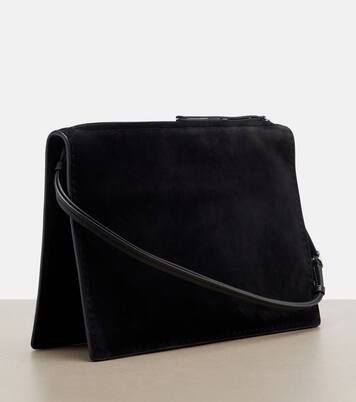 Glove Pochette suede shoulder bag | Phoebe Philo