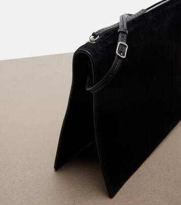 Glove Pochette suede shoulder bag | Phoebe Philo
