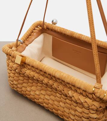 Salon woven suede clutch | Jacquemus