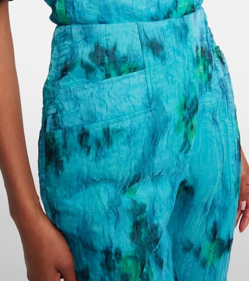 Bedruckte Caprihose | Ganni