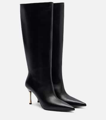Bombshell leather knee-high boots | Gucci