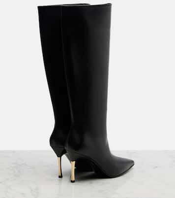 Bombshell leather knee-high boots | Gucci