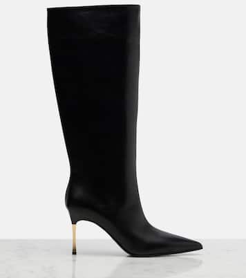 Bombshell leather knee-high boots | Gucci