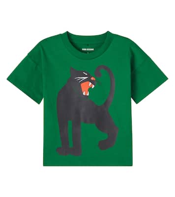 T-shirt Panther en coton | Mini Rodini