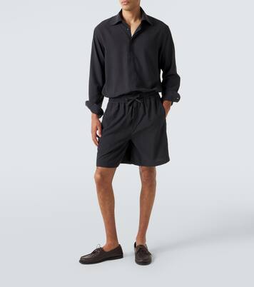 Henri silk shorts | Saman Amel