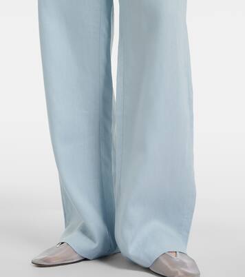 Pantalones palazzo Lulea de lino | Faithfull