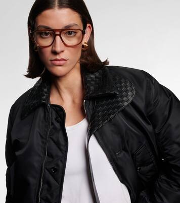 Triangle Stud aviator glasses | Bottega Veneta