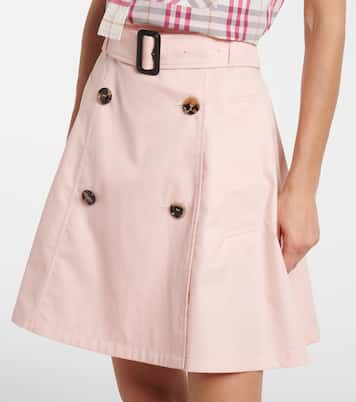 Josselyn belted cotton miniskirt | Burberry