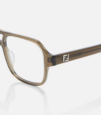 FF Squared aviator glasses | Fendi