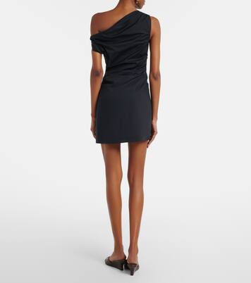 Phare ruched cotton poplin minidress | Staud