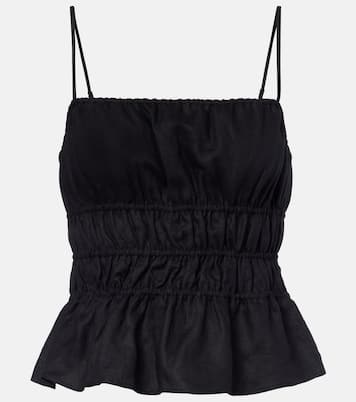 Ayla linen crop top | Staud